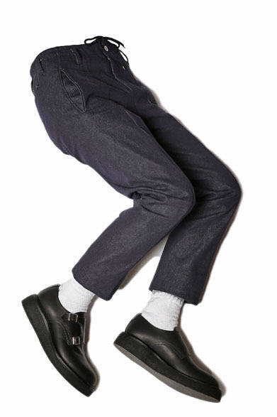 MIN DENIM SLACKS SLIM TAPERED “DARK NAVY”（S～L）2万1600円