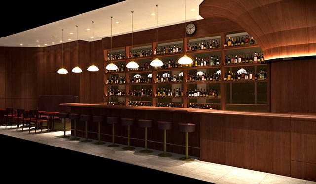 <strong>UNITED ARROWS｜ユナイテッドアローズ</strong>　ユナイテッドアローズ 原宿本店 メンズ館1階「UA BAR」 席数は18席で、テラス10席もあり