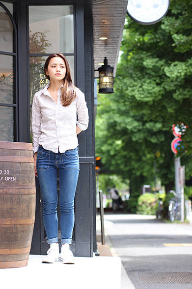 <br />レディスシャツ「BARRY/BKPD」 2万2680円<br /><br />