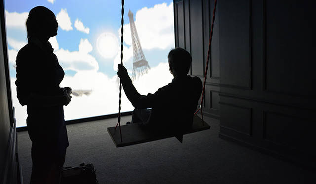 上海でおこなわれていた『Air France, France is in the air』の様子