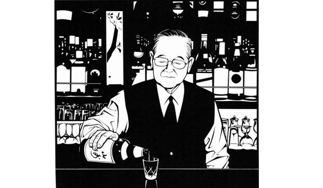 <strong>ART｜成田一徹　切り絵展『銀座のBAR』サンモトヤマで開催</strong>　「成田一徹」切り絵“クール”