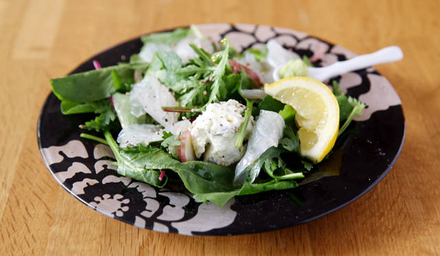 白身魚のカルパッチョ