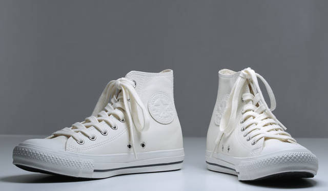 <strong>MARGARET HOWELL｜マーガレット・ハウエル</strong>　「MHL.」コンバース レザーハイカットシューズ2万520円