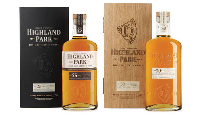 <strong>HIGHLAND PARK｜ハイランドパーク</strong>　左／ハイランドパーク25年、右／ハイランドパーク30年