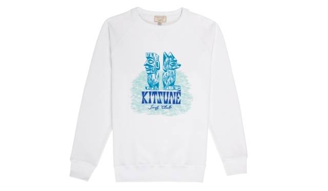 <strong>MAISON KITSUNÉ｜テーマは“サーフ”、夏に向けたカプセルコレクションを発表</strong>　スウェットトップス　2万5000円（税抜）
