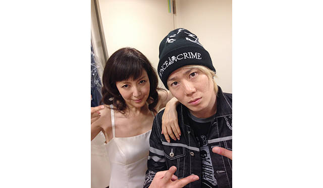 <br />“BGコンビ”左から戸田恵子さん、植木 豪さん