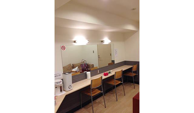 <br />「スイートベイジル STB 139」の控室