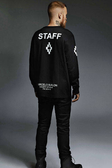 <strong>MARCELO BURLON COUNTY OF MILAN</strong>　2014-15年秋冬コレクション世界先行発売　STAFF LS 2万1000円（税抜）