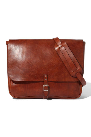「Leather Messenger Bag」14万400円（トッド スナイダー）