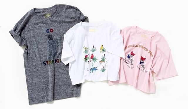 <strong>PAPER CHEST“旅”をより豊かに彩るコラボレーションイベント開催</strong>　Tシャツ　各5800円（税抜）