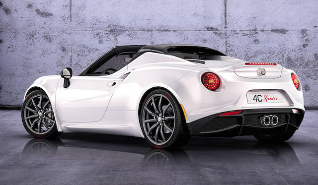 2014年のジュネーブモーターショーにて発表された、4C スパイダー コンセプト