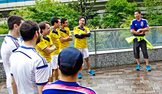 この日招集されたのは、1次リーグで対戦するC組の日本、コートジボワール、ギリシャ、コロンビア、そして開催国ブラジル出身の“代表選手”たち