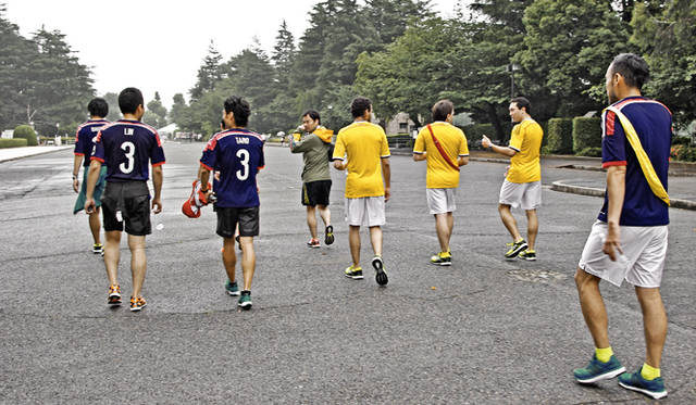 晴れ晴れとした表情で、コースをあとにした選手たちが向かった先は、アディダス ランベースの隣にあるレストラン「永田町 マドゥレス」