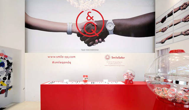 <strong>Q&Q</strong>　「Q&Q SmileSolar」ポップアップストア