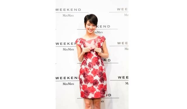 <strong>WEEKEND MaxMara｜日本初のフラッグシップショップを銀座にオープン</strong>　剛力彩芽さん