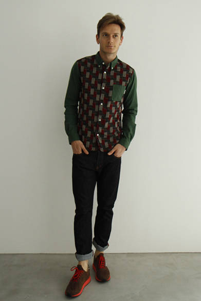 「KASURI CHECK B.D SHIRTS」2万520円、「DARK INDIGO NEP DENIM（ONE WASH）」2万520円