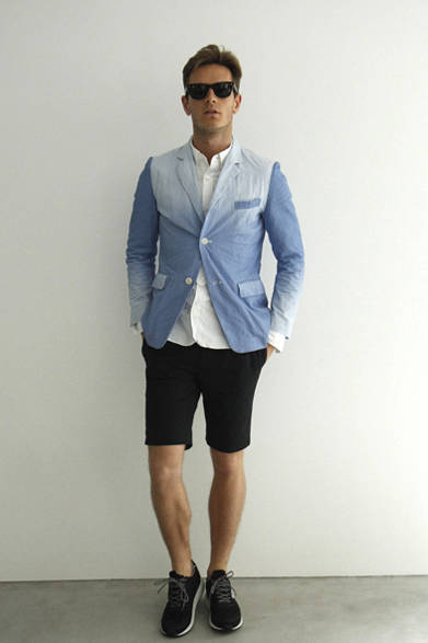 「GRADATION SEERSUCKER 2B JACKET」5万7240円、「GIZA45 OXFORD B.D SHIRTS」2万520円、「WRINKLES SHORTS」2万5380円