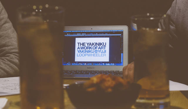 完成したコラボレーションTシャツ「THE YAKINIKU TEE」