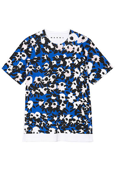 <strong>MARNI｜アウトサイダー アートを用いたアイテムを発表</strong>　メンズTシャツ　3万2000円（税抜）