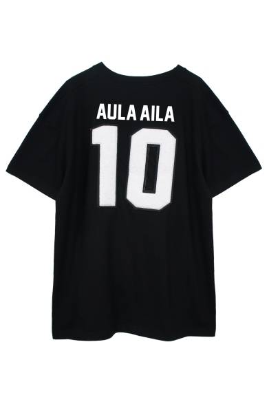 <strong>ULA AILA × LPD NEW YORK｜10周年記念のコラボTシャツ発売</strong>　ブラック　9800円（税抜）