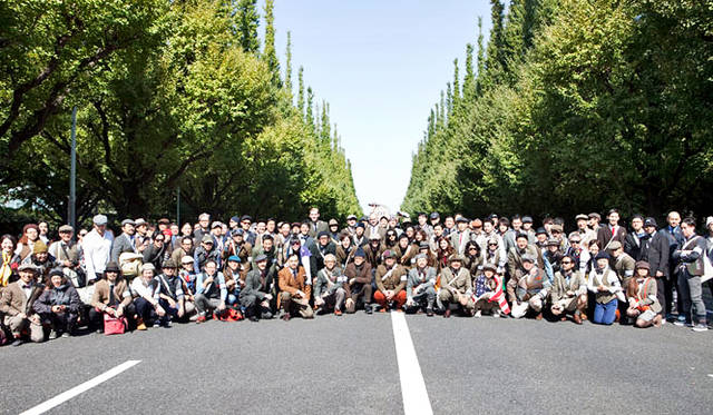 <strong>Tweed Run TOKYO｜ツイードラン 東京</strong>　「Tweed Run TOKYO 2013」の様子