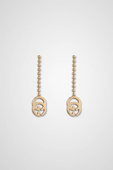 <strong>GUCCI｜新作ジュエリー「Running G」登場</strong>　Earring 18K Pink Gold　8万5000円（税抜）