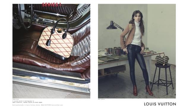 <strong>LOUIS VUITTON｜ニコラ・ジェスキエールによる初の広告キャンペーン公開</strong>　（左）JUERGER TELLER、（右）ANNIE LEIBOVITZ © Louis Vuitton