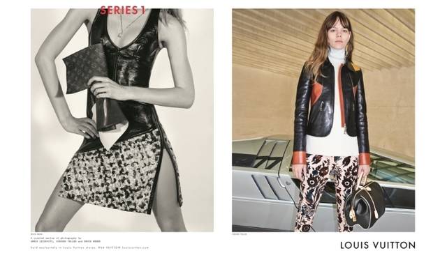 <strong>LOUIS VUITTON｜ニコラ・ジェスキエールによる初の広告キャンペーン公開</strong>　（左）BRUCE WEBER、（右）JUERGEN TELLER  © Louis Vuitton