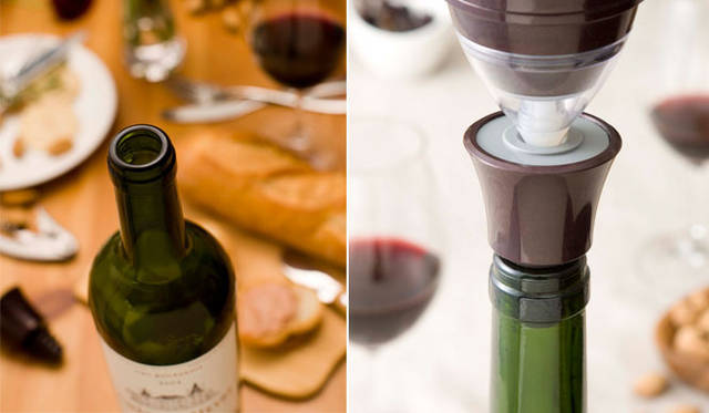 <strong>BLACK+DECKER｜ブラック・アンド・デッカー</strong>　「マルチフードキーパー」　ワインや日本酒など酒類に必須