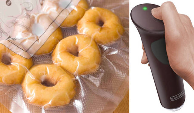 <strong>BLACK+DECKER｜ブラック・アンド・デッカー</strong>　「マルチフードキーパー」　長期保存や冷凍保存に最適な真空パック袋