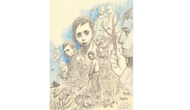 <strong>ART｜『特別展 ガウディ×井上雄彦 -シンクロする創造の源泉-』</strong>　井上雄彦　≪トネット≫　2013年　©I.T.Planning