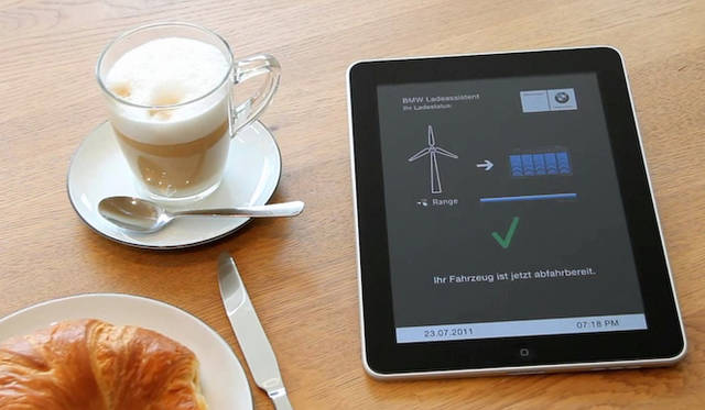 充電の状況はスマートフォンやタブレットで離れたところから管理することが可能 