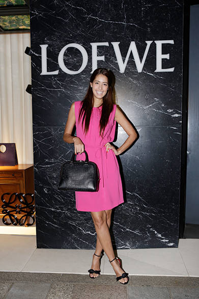 オープニング レセプションへ来場したモデルの森泉