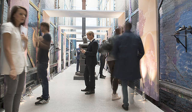 「ロンドンコレクション:メン」会場の様子