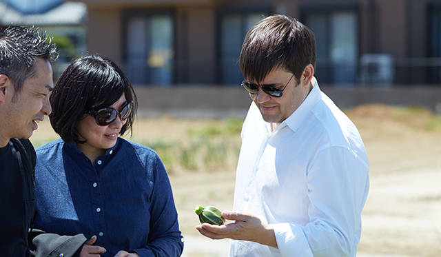 pirouette_665_59 トロション氏は「須永農園」の野菜の質と生産者の志を絶賛する