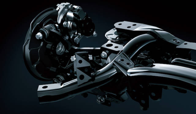 ダブルウィッシュボーン式リアサスペンション