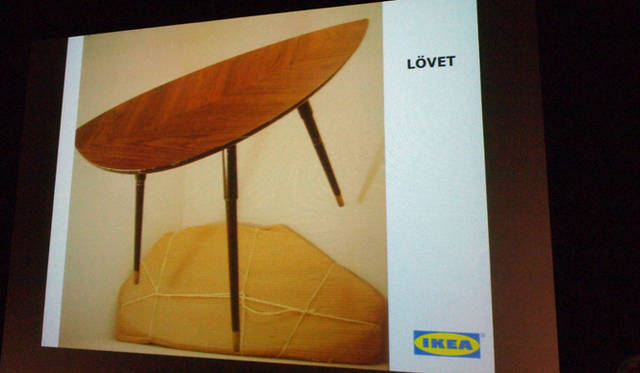 プレゼンテーション時のスライド