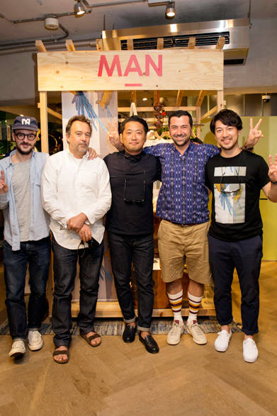 エディフィス東京でおこなわれた「MAN pop up stand in ÉDIFICE」<br />©mAsAkI / ©DOOD