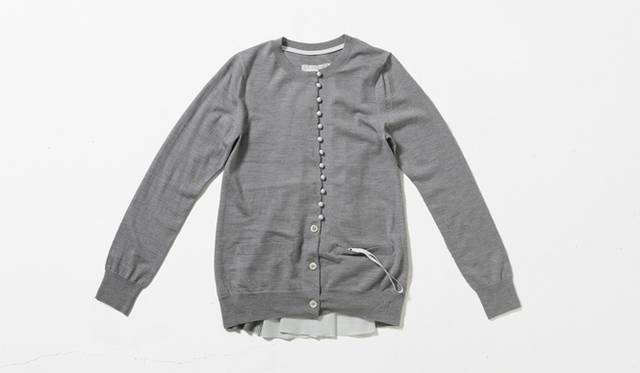 <strong>Le Bon Marche Rive Gauche｜ル・ボン・マルシェ・リヴ・ゴーシュ、日本を特集した企画展開催</strong><br />sacai カプセルコレクション カーティガン　295ユーロ