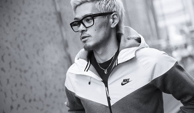 <strong>NIKE SPORTSWEAR｜ナイキ スポーツウェア</strong>　2014年秋 ナイキ テックパック、テックフリースコレクション　山口 蛍（フットボール）