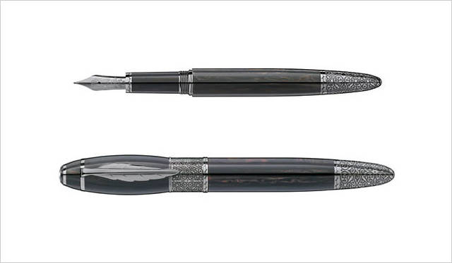 <strong>MONTBLANC｜モンブラン</strong>　作家シリーズ 2014 「ダニエル・デフォー」 万年筆（ペン先はF, M）12万9600円