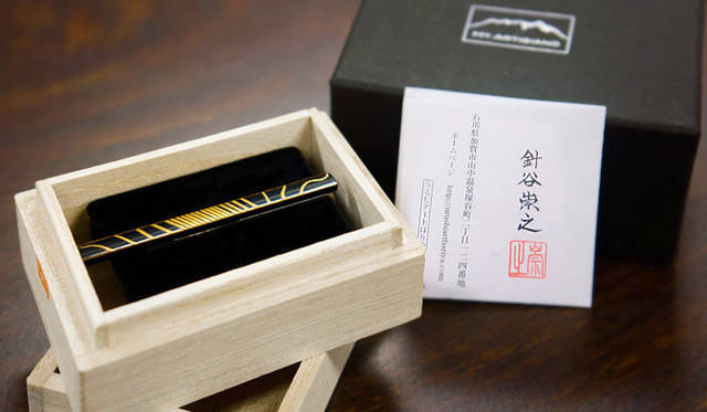 STYLE WORKS premium order weeks 「OATSURAE」<br />「うるしアートはりや」新ライン「MT.ARTIGIANO」タイバー 本体価格 2万4000円～3万円