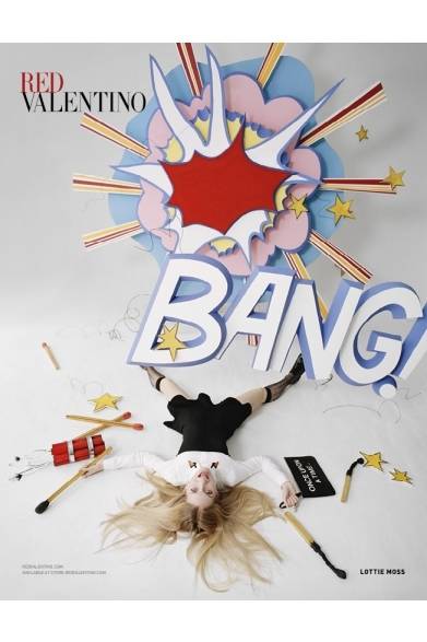 <strong>RED VALENTINO｜おとぎ話のような最新広告にロッティ・モス登場</strong>