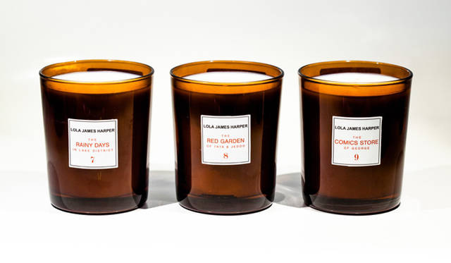 現実に存在する場所の名前が付けられたキャンドルは6種類