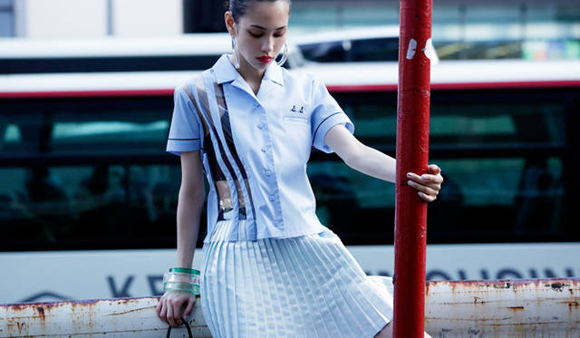 水原希子とのコラボレーションライン「Kiko Mizuhara for OPENING CEREMONY」のイメージビジュアル