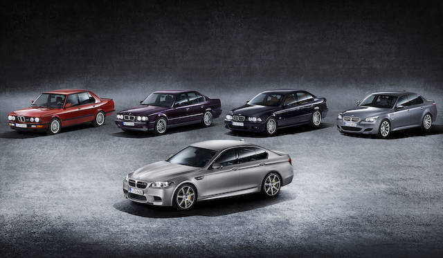 歴代のBMW M5と、30 Jhare M5