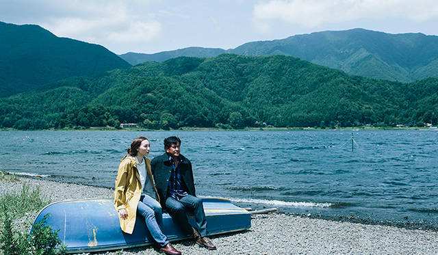 河口湖湖畔。木村さんの自宅から約1km。