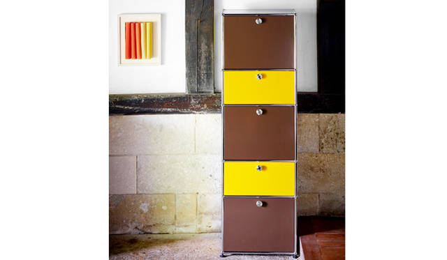 USM ブラウン×ゴールデンイエロー