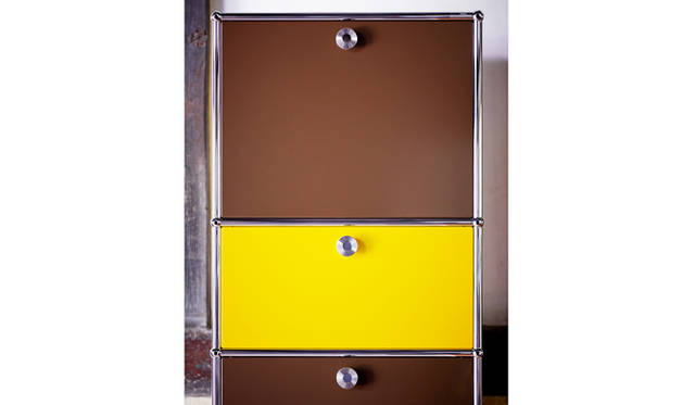 USM ブラウン×ゴールデンイエロー