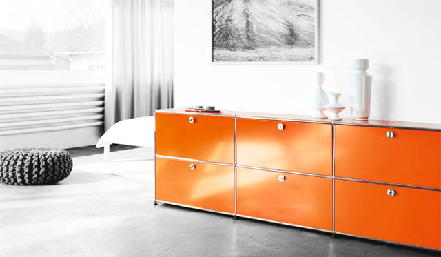 キャビネット　ピュアオレンジ